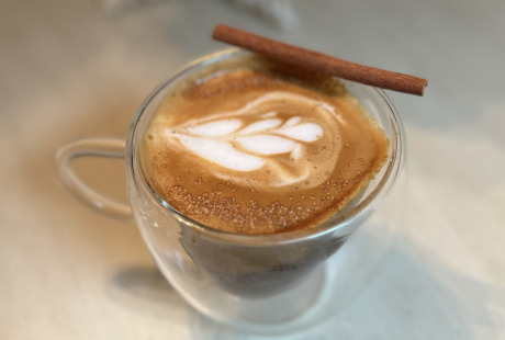 almond milk latte